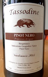 Pinot Nero Francesco Arrigoni 2013 - Tassodine