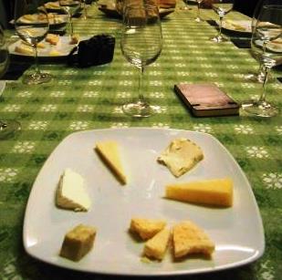 la degustazione dei formaggi