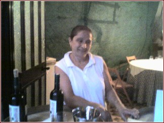 La signora Lia dell'azienda I Pentri