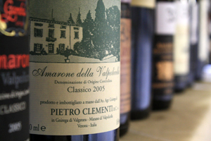 Etichetta Amarone di Pietro Clementi
