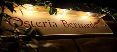 L'insegna dell'Osteria Bernardo a Pisa
