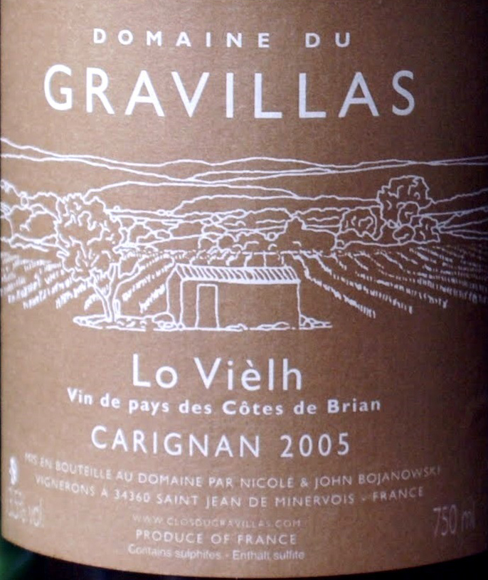 Domaine du Gravillas Lo Vièlh IGP Côte de Brian 2005