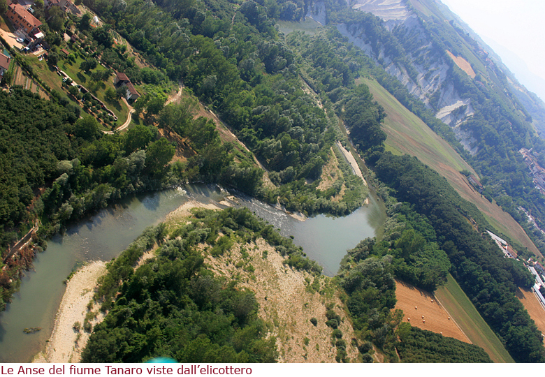 Il corso del fiume Tanaro