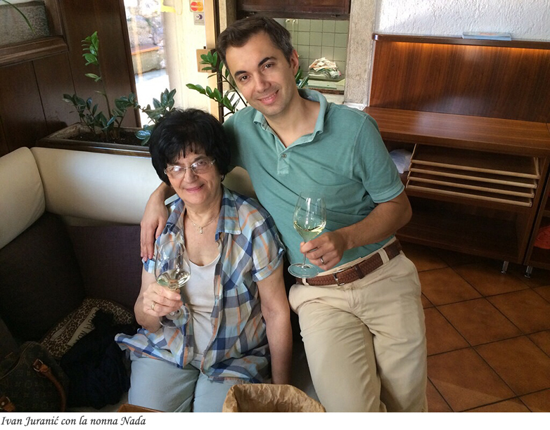 Ivan con la nonna Nada