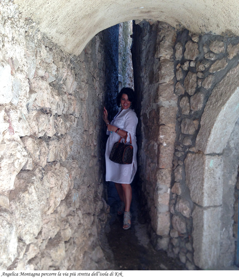 La via pi&ugrave; stretta dell'isola Krk