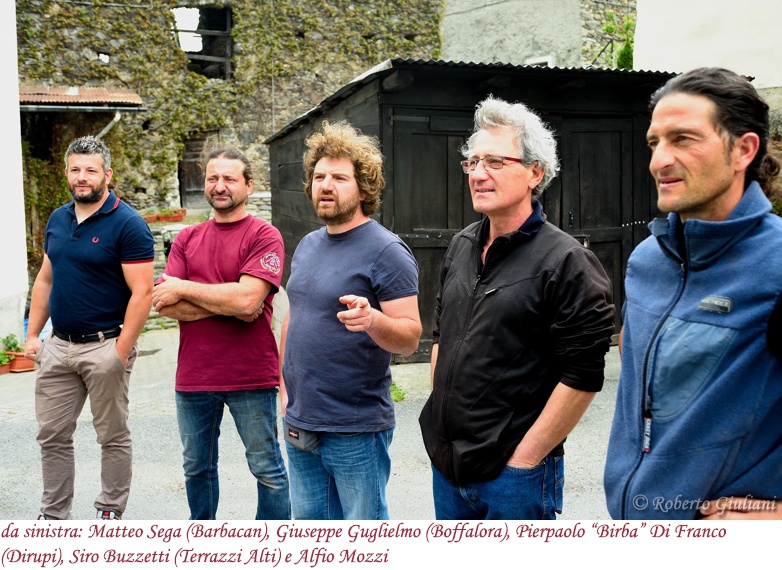 Matteo Sega, Giuseppe Guglielmo, Pierpaolo Di Franco, Siro Buzzetti e Alfio Mozzi