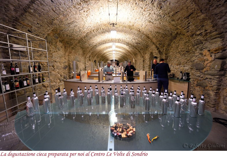 La degustazione dei vini di Valtellina