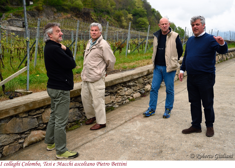 Pietro Bettini mentre racconta