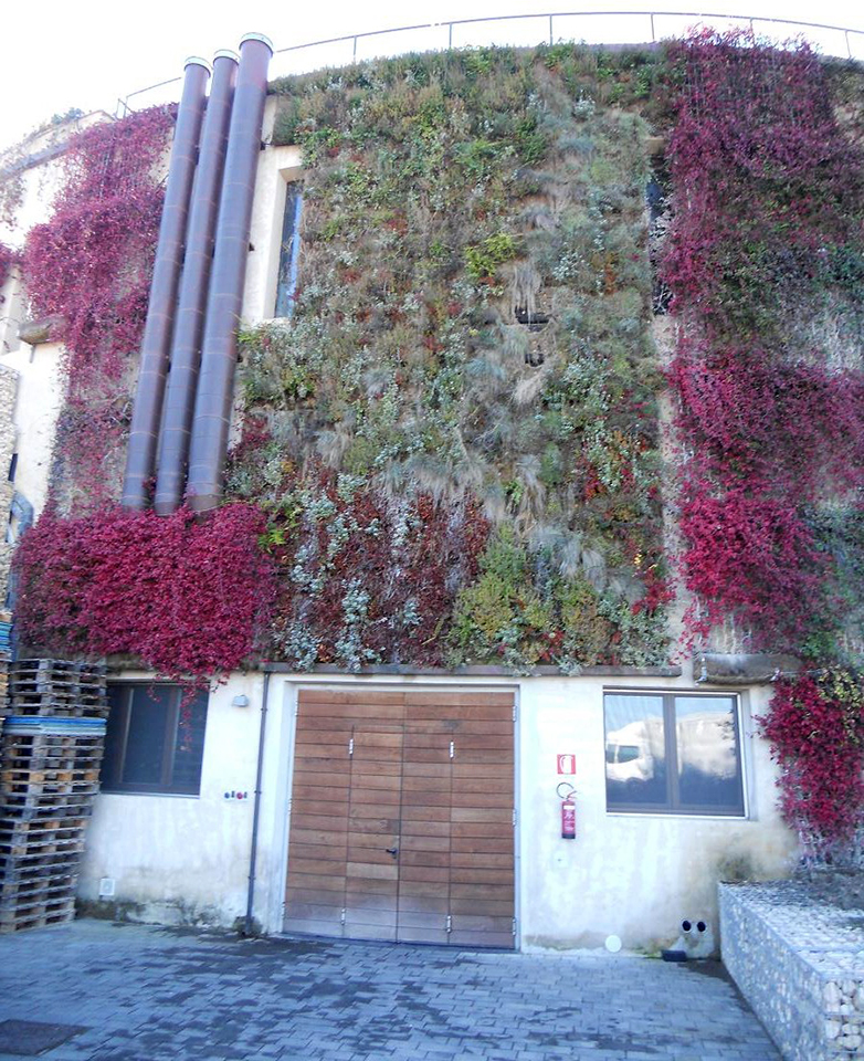 La facciata della cantina