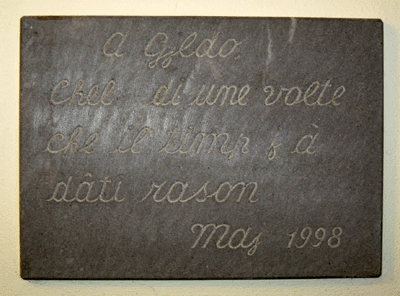 Dedica ad Ermenegildo Gallo