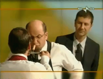 Albanese nella veste del sommelier a "Che Tempo che fa"