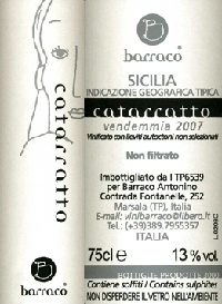 Catarratto 2007 - Barraco