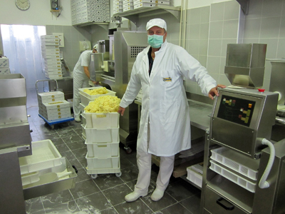 Gianfranco Burni in laboratorio