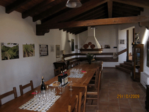 Bulfon: la sala di degustazione