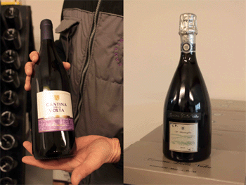 Cantina della Volta: bottiglie di spumante metodo classico
