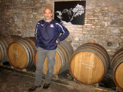 Denis Montanar in cantina