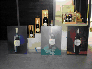 Esposizione bottiglie Dorigo