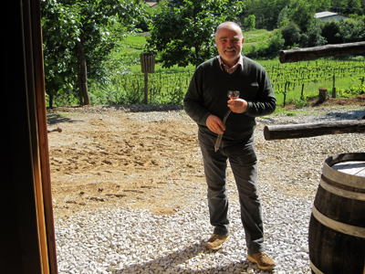 Josko Sirk all'ingresso