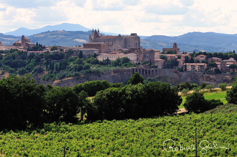Il Duomo di Orvieto visto dalla Tenuta Le Velette
