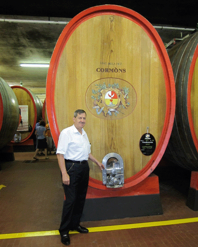 Luigi Soini nella Cantina Produttori di Cormons