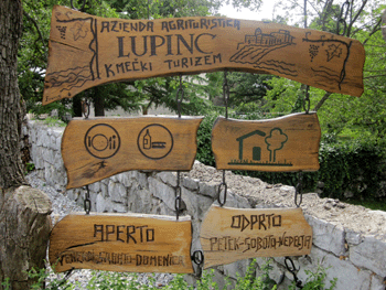 L'insegna di Matej Lupinc