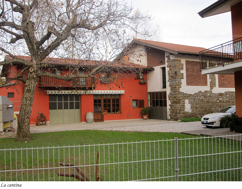 La cantina dell'azienda Piè di Mont