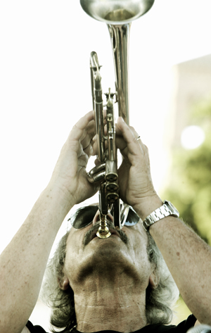 Enrico Rava e la sua tromba - Fotografia di Andrea Boccalini