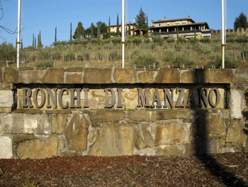 L'entrata all'azienda di Ronchi di Manzano