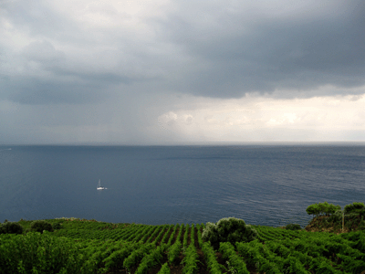 Veduta dall'isola di Vulcano