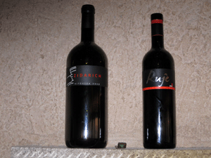 Due prodotti dell'azienda Zidarich