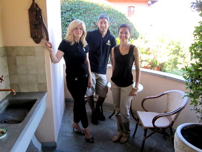 Annalisa con Alessandro e Lucia