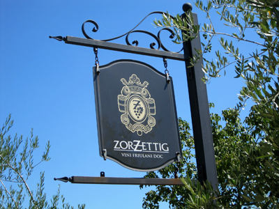 Insegna azienda Zorzettig