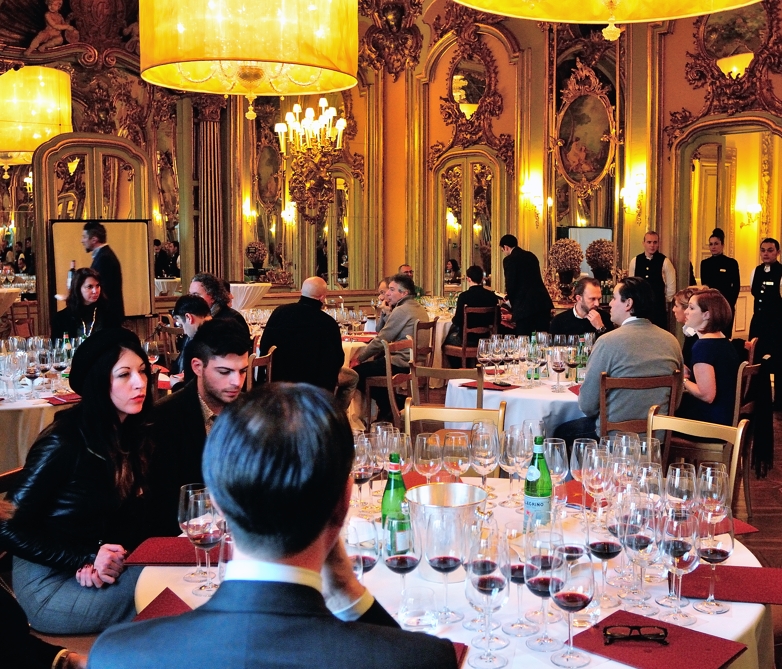 La sala del Grand Hotel Villa Cora a Firenze