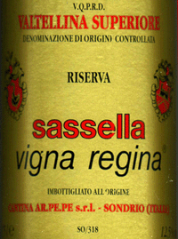 Valtellina Superiore Sassella Vigna Regina Riserva 1995 - AR.PE.PE.