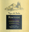 Etichetta Chianti Classico Vigna del Sorbo Riserva - Fontodi