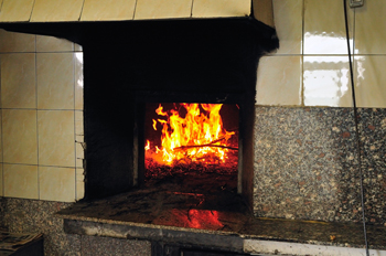 Il forno a legna