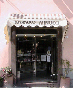 Pasticceria Minucci, l'entrata