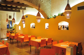 La Rocca del Gusto: sala interna