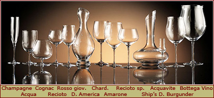 Bottega del Vino Crystal Wine Glasses