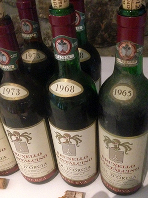 Annate vecchie Brunello Col d'Orcia