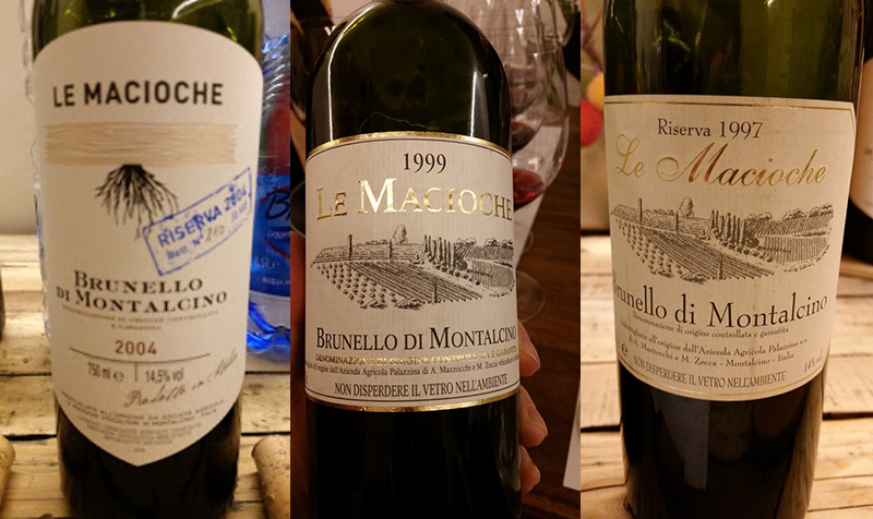 Brunello di Montalcino 2004, 1999 e 1997