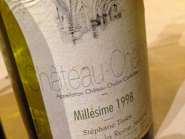 Château-Chalon 1998 Stéphane Tissot La Cave de la Reine Jeanne