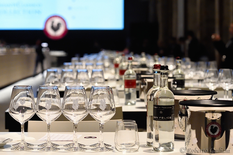 Le postazioni dei giornalisti