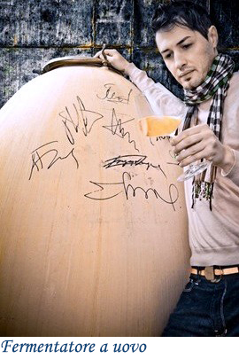 Fermentatore a forma di uovo