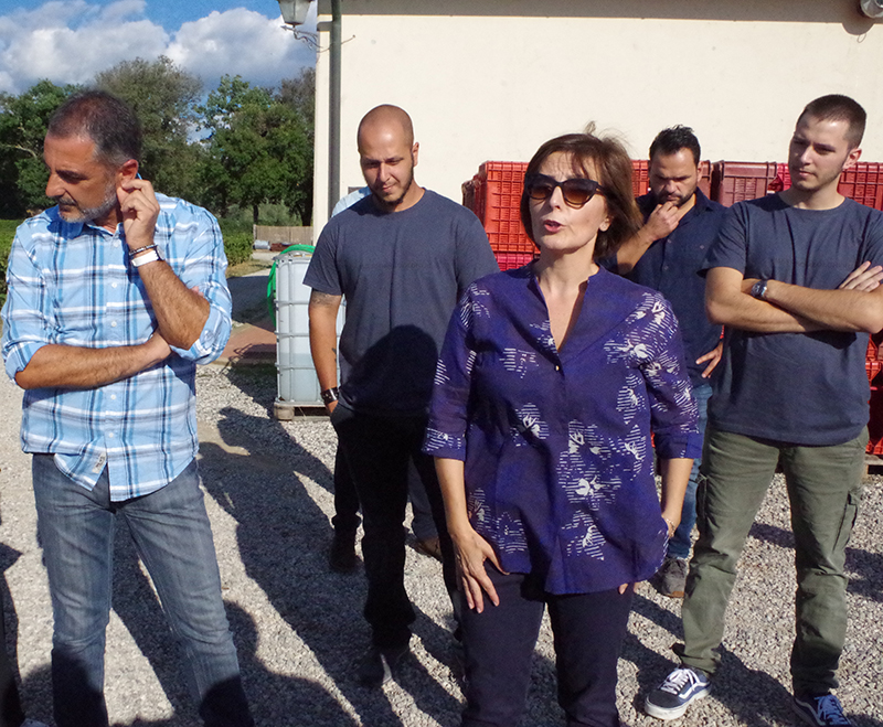 Il team de Le Macchiole