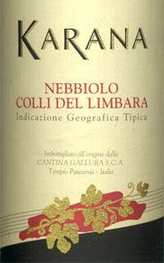 Nebbiolo Karana 2005 - Cantina Gallura