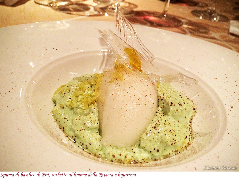 Spuma di basilico di Prà
