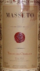 Masseto 2001 Tenuta dell'Ornellaia