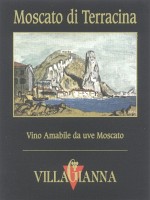 Etichetta Moscato di Terracina Villa Gianna