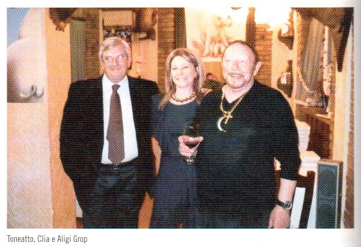 Ezio Toneatto, Clia e Aligi Grop